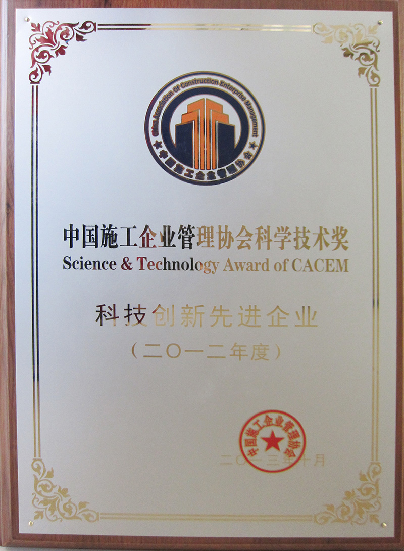 6、行业级-中国施工企业管理协会科学技术奖科技创新先进企业(奖牌).jpg